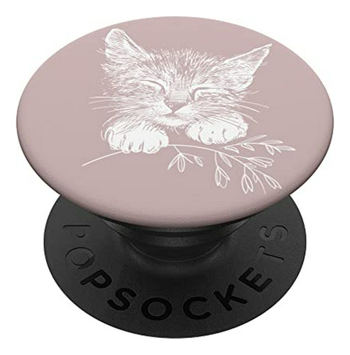 Popsockets Swappable Popgrip Gato Durmiendo