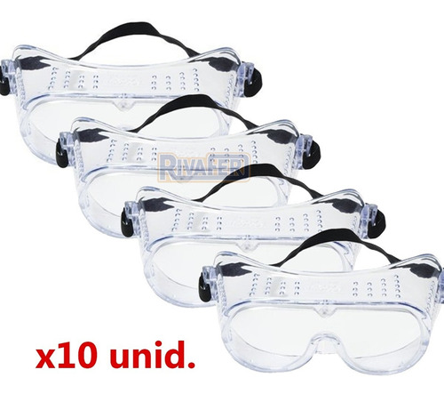 Antiparra Proteccion Ocular X10 Unid. - Rivafer