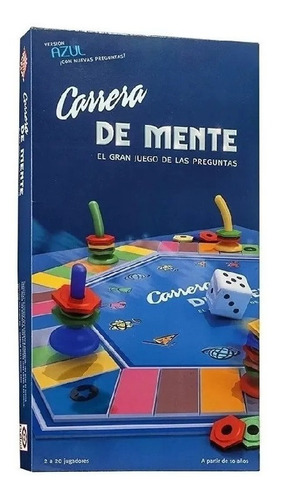 Juego De Preguntas Carrera De Mente Version Azul 4110 C