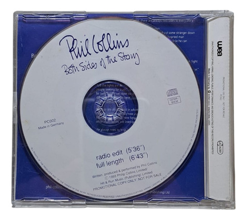 Phil Collins - Born Sides Of The Story Estándar (Usado)
