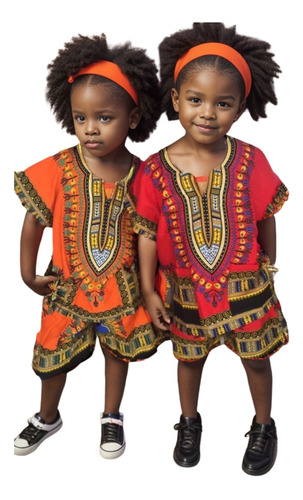Conjunto Africano Infantil - Roupa Africana