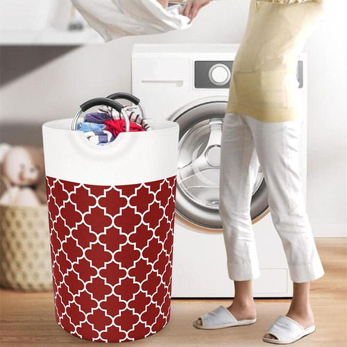 Bolsa De Cesto Para La Ropa Cesto De La Ropa Para El Rojo