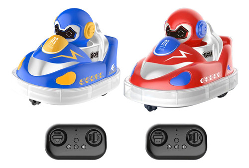Coche Eyector Rc, Coche De Dibujos Animados Rc, Azul Y Rojo