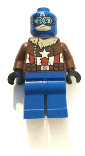 Lego Capitan America Marvel Super Heroes Piloto  Minifigura