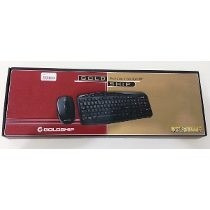 Kit Teclado + Mouse Optico S/fio Elegance Goldship Ref: 0911