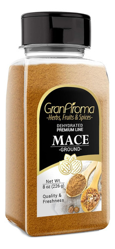 Macis Molido Granaroma, 8 Oz, Especias Cálidas, De Nuez Mosc