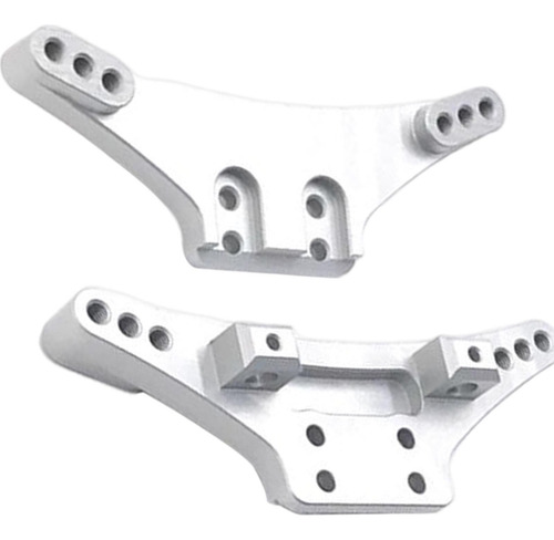 Piezas De Actualización De Soporte De Amortiguador Rc Plata