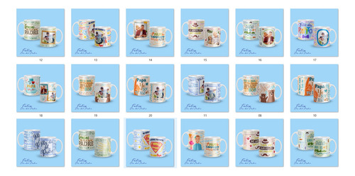 Plantillas Tazas Dia Del Padre Frases Fotos Sublimar #t466