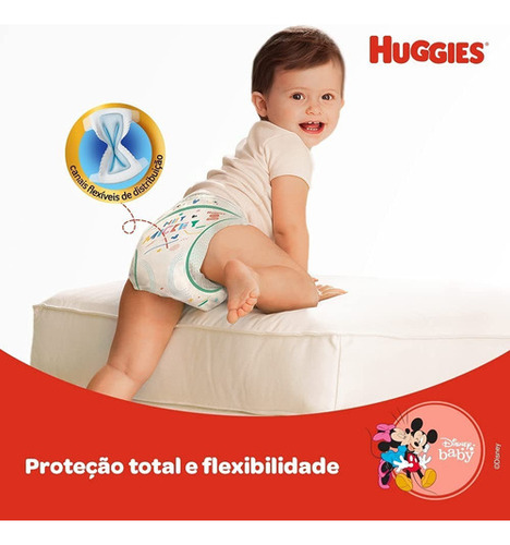 Fraldas Huggies Supreme Care M 196 U Tamanho M M Sem Gênero