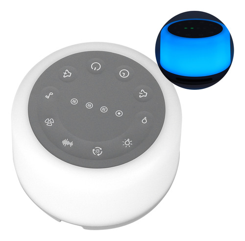 Luces Nocturnas Portátiles Noise Machine Sleep Sound De 7 Co