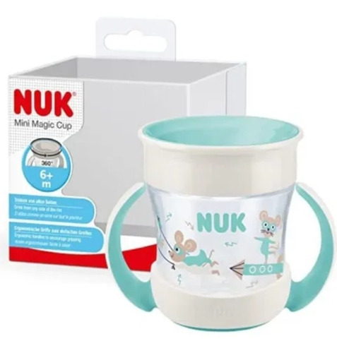 Vaso Nuk Evolution Mini Magic Cup 360º Con Asas 160ml +6m