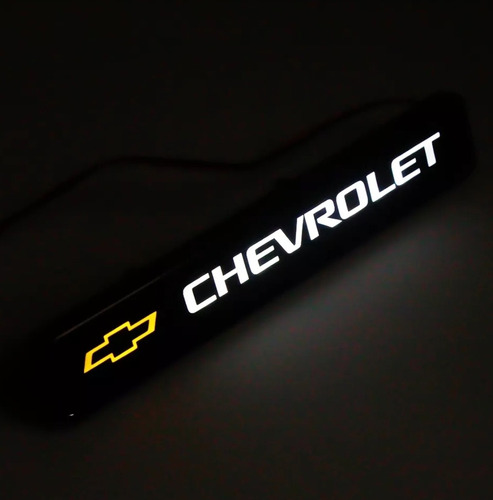 Emblema Led Que Acende Logo Chevrolet Grade Dianteira Onix