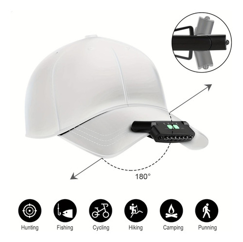 Sensor De Sombrero Para Faros Delanteros Recargables De 6 Le