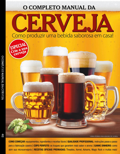 O Completo Manual Da Cerveja Em Casa, de  On Line a. Editora IBC - Instituto Brasileiro de Cultura Ltda, capa mole em português, 2020