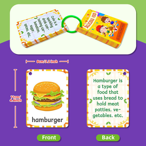 Tarjetas Flash De Alimentos Tarjetas Flash De Vocabulario,