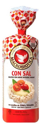 Pack X 6 Galleta De Arroz Macrobiótica Con Sal X 102 Gr