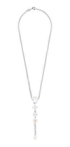 Collar Tous Real Sisy De Plata Con Perlas