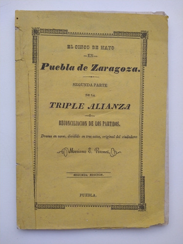 Libro - El 5 De Mayo En Puebla De Zaragoza 1868