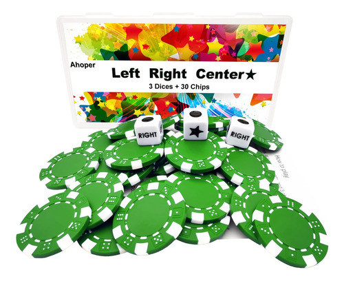 Juego De Dados Central Izquierdo Y Derecho Prime Con 3 Dados