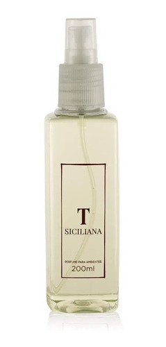 Imagem 1 de 2 de Perfume Para Ambientes T Siciliana 200ml
