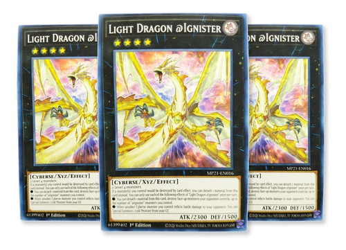 Yugi-oh! Light Dragon @ignister Mp21-en016 Comun