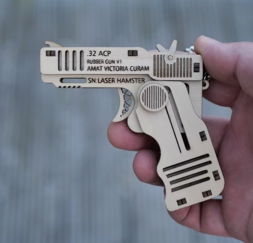Pistola De Bandas Elásticas, De Practica, Portátil