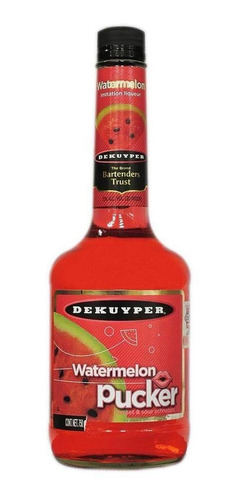 Caja De 12 Licor Dekuyper Watermelon 750 Ml