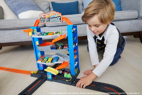 Hot Wheels City Stunt Garage Pista De Juguete