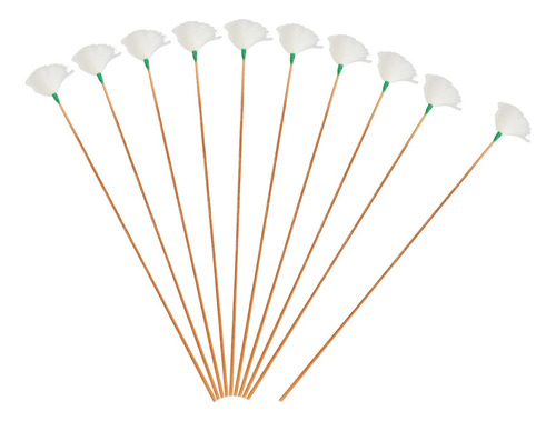 H2 X 10x Orejeras De Plumas De Ganso Cómodas Para Hilo Verde