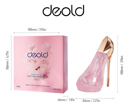 Perfume Deold High Heel, fragancia Woody Spicy para mujer que mata a los hombres