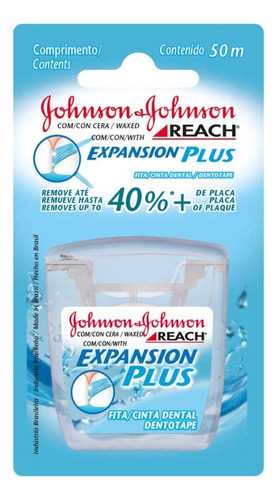 Johnson Reach Expansion Plus Hilo Dental Con Cera 50m