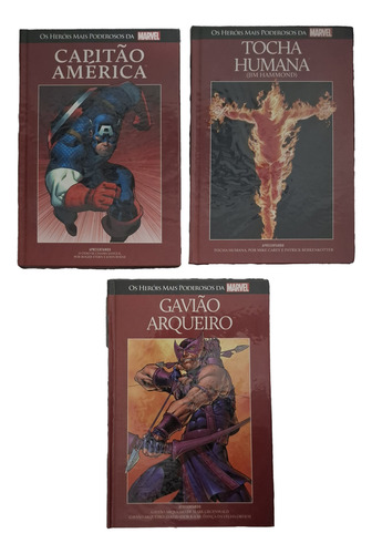 Os Heróis Mais Poderosos Da Marvel N° 1 À 9, 11 E 12 - Homem-aranha, Os Vingadores, Hulk, Homem De Ferro, Viúva-negra, Captão América, Tocha Humana, Gavião Arqueiro, Luke Cage, Wolverine, X-men (Usado)