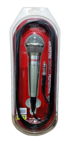 Microfone M-996 Mxt Profissional Dinâmico C/ Cabo 3,0 Metros