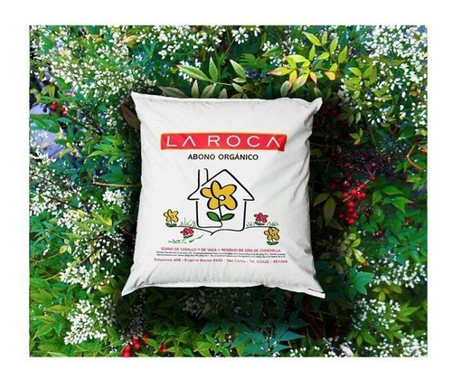 Abono Orgánico - 10kg - La Roca. Certificado Por Inta