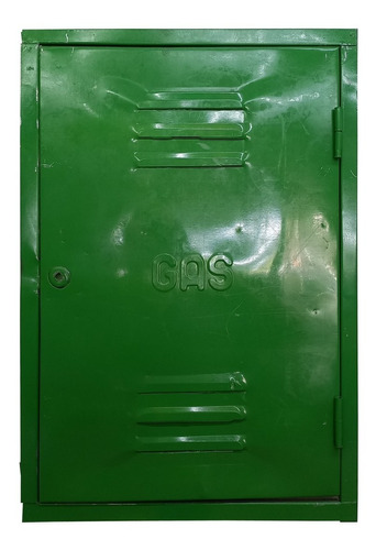 Puerta Nicho De Gas Reposición Chapa Verde 40x60
