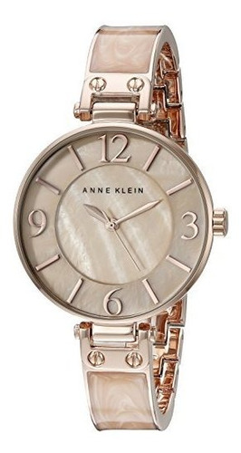 Reloj De Brazalete De Acero Rosa Y Marquelado Ak-2210bmrg Ro