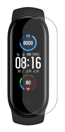 Imagen 2 de 5 de Film Protector Mi Band 5 Pack X 2 Unidades