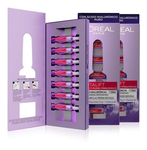 Pack 21 Ampollas Rellenadoras Ácido Hialurónico L'oreal Pari