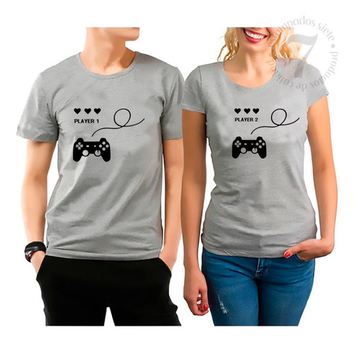 Par De Poleras Pololos/novios/enamorados Control Players