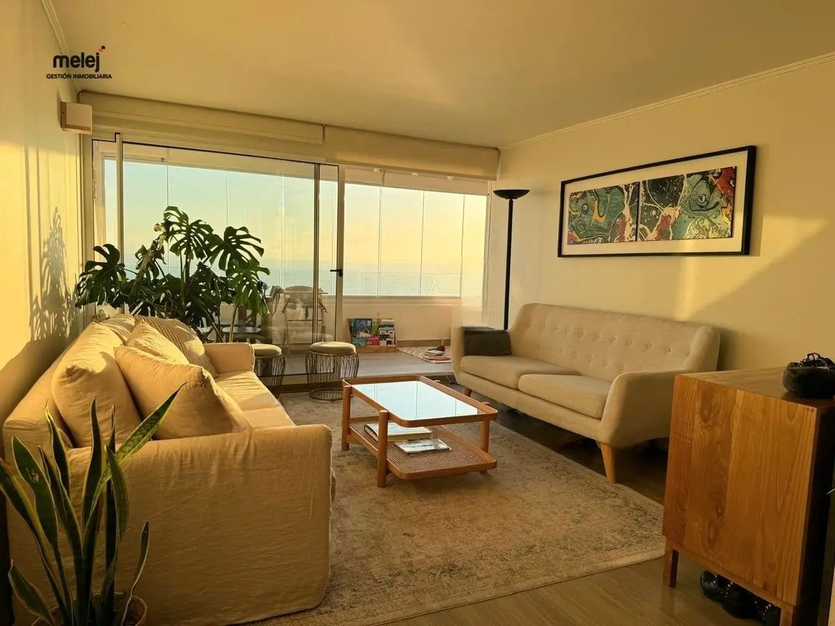 Imagen 5 de 18 de Venta Departamento Amplia Vista Al Mar, Reñaca