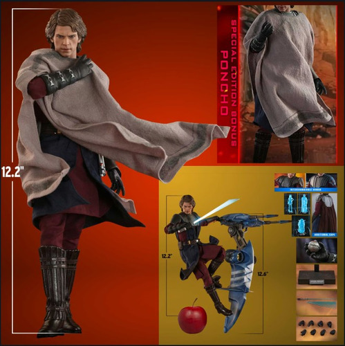Hot Toys Anakin Skywalker & Stap (special Edition) Con Nave (Usado)