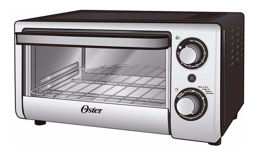 Horno De Mesa Eléctrico Oster Compact Tssttv10l 10l Plata