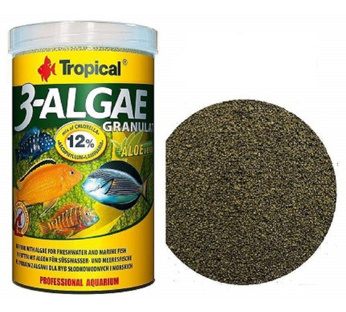 Alimento Tropical 3 Algae Granules 440g Grano Vegetal Algas