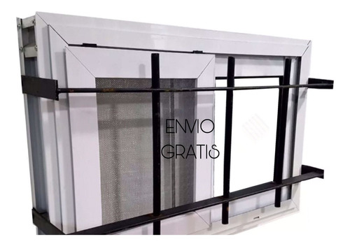 Ventana De 60x40 Baño, Con Reja Y Mosquitero Envio Gratis