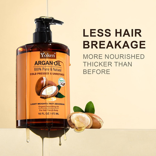 Aceite De Argán Para El Cabello, Aceite De Argán Puro Y Natu