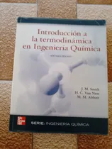 Comprar Introducción A La Termodinámica En Ingeniería Química.