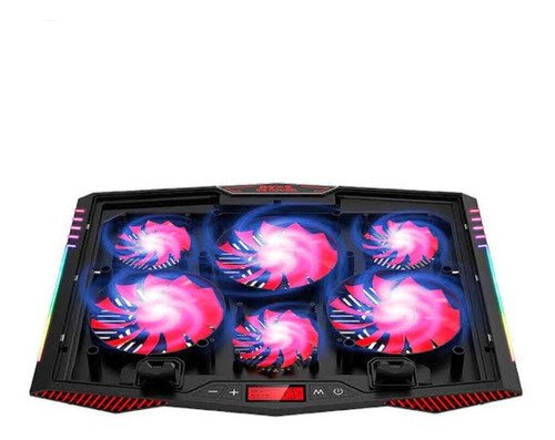 Base Enfriadora Portátil Ice Coorel K7 Rgb 6 Ventiladores 7n