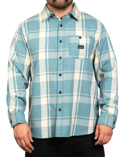 Camisa Sullen Clothing Overcast Flannel Sea Salt Xl 