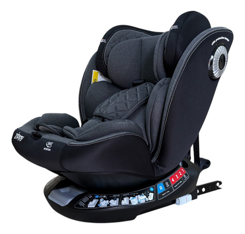 Cadeira P/ Carro Spine Grey 360º C/isofix 0-36kg Zippy