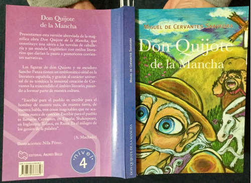 Don Quijote De La Mancha Miguel De Cervantes. Ilustrado